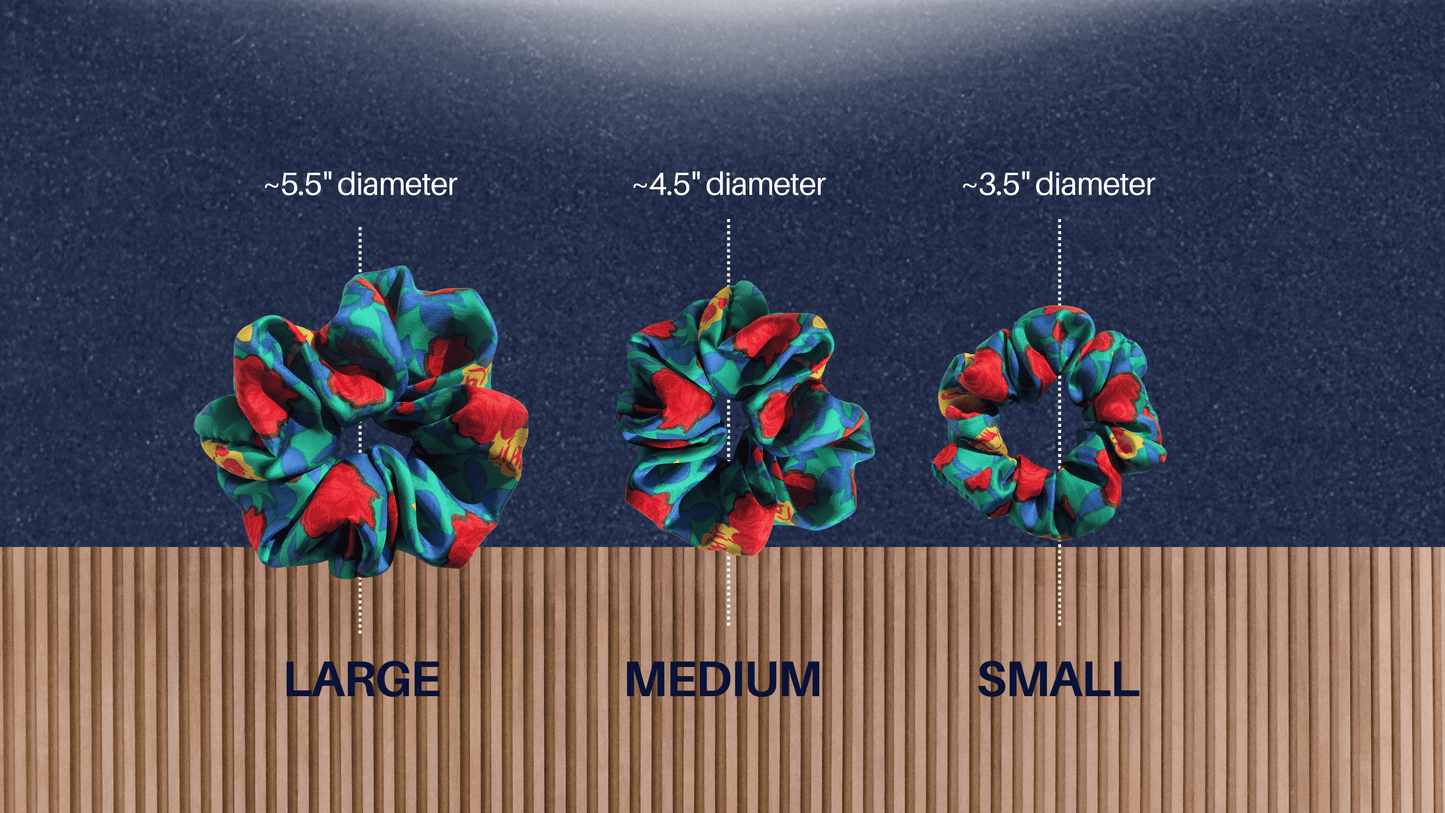 Limited-Edition Vintage Floral Print Scrunchie